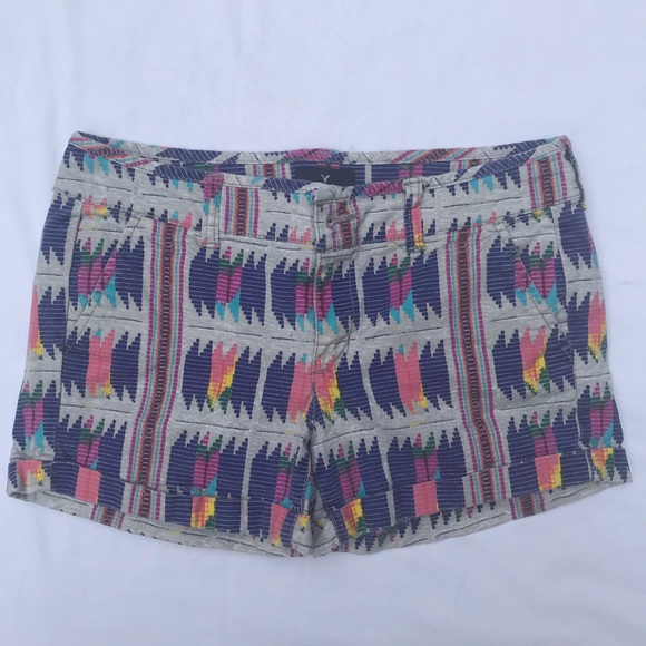AEO colorful printed shorts with cuffed hem 218 - Picture 2 of 6